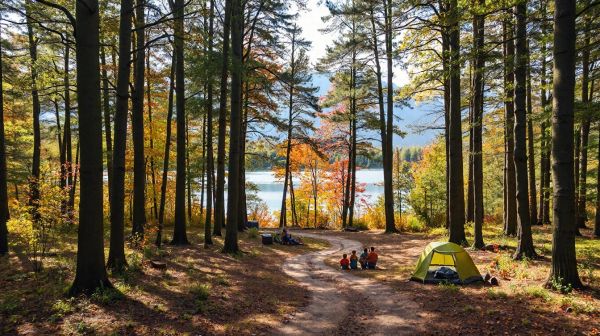 Top endroits pour profiter du camping durable et nature